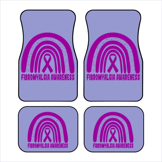 Discover Fibromyalgia Rainbow Day National Fibromyalgia Awareness Classic Car Mats