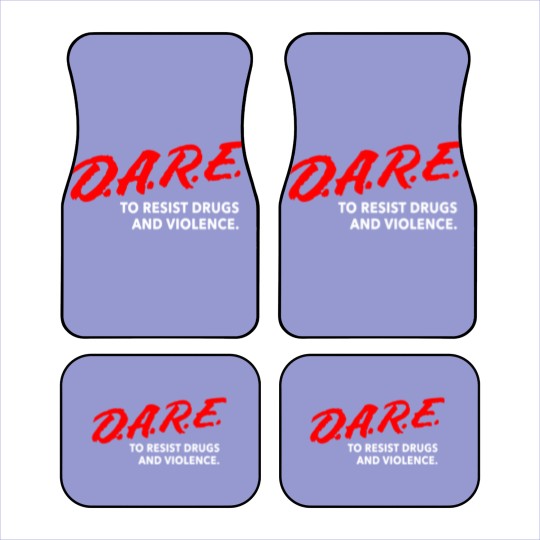 Discover Dare To Resist Drugs Violence Brand New Multiple S Car Mats