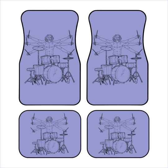 Discover Vitruvian Drummer Band Car Mats