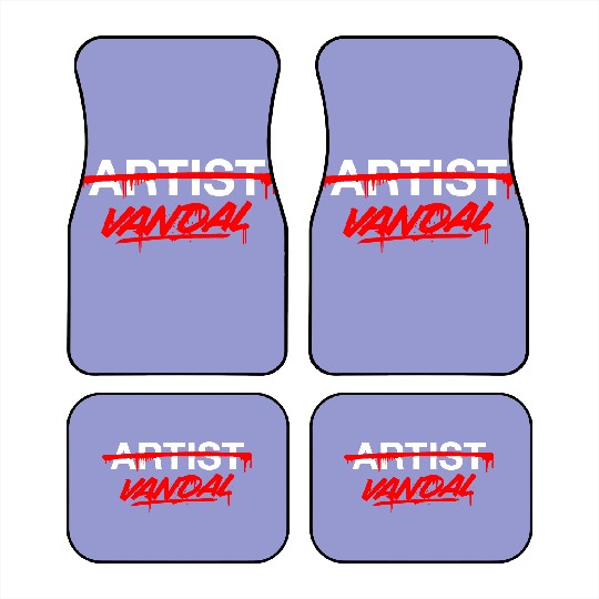Discover Vandal Not Artist Car Mats