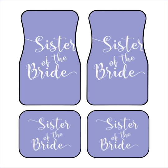 Discover Sister of the Bride Car Mats