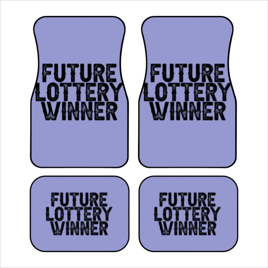 Discover Future Lottery Winner 3 Car Mats