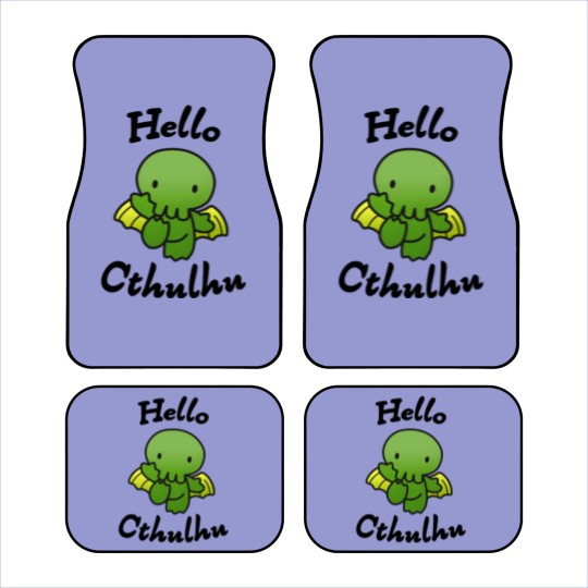 Discover Hello Cthulhu Car Mats