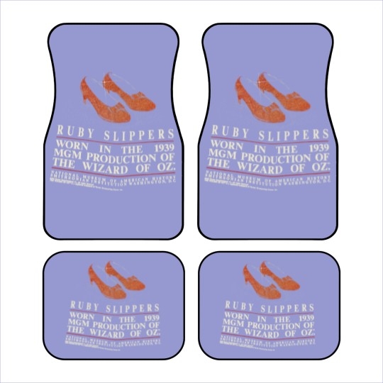 Discover Vintage The Wizard Of Oz Dorothy Ruby Slippers Car Mats Made In USA