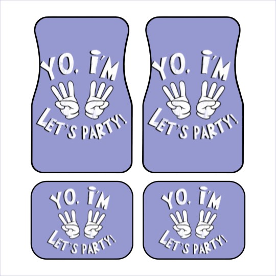 Discover Yo, I'M Six. Let'S Party! 6 Birthday Boy Car Mats