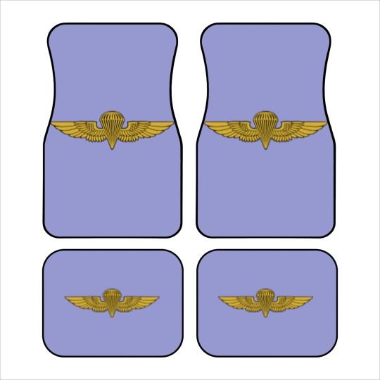 Discover Navy--Jump-Wings-0208 Car Mats