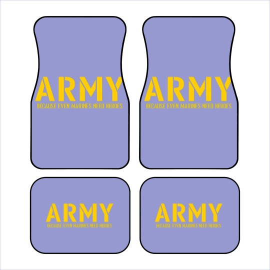 Discover Army because even marines need Heroes Car Mats
