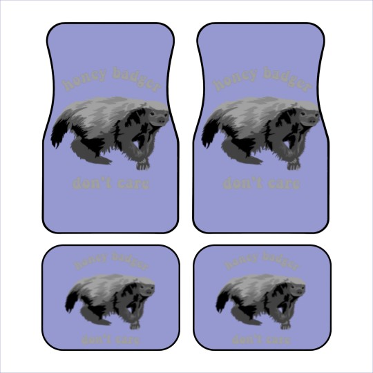Discover Honey Badge Don't Care - Honey Badge - Car Mats