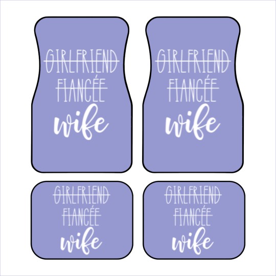 Discover Girlfriend Fiance Wife Car Mats