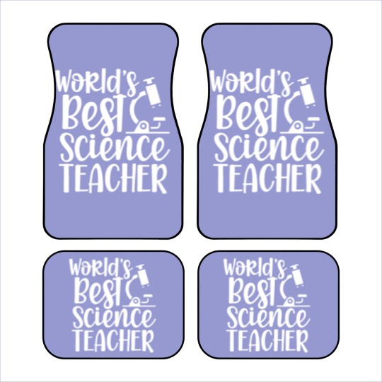 Discover World's Best Science Teacher Teaching Classes Car Mats
