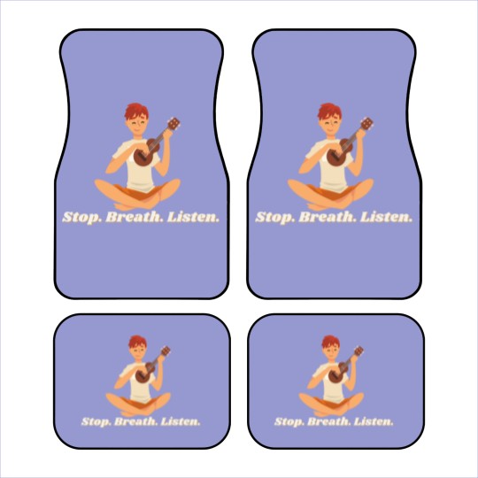 Discover Ukulele stop breath listen play song Car Mats