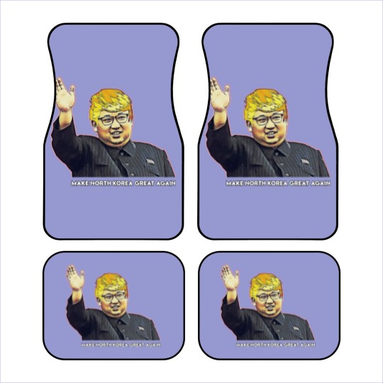 Discover Kim Jong Un Donald Trump Car Mats