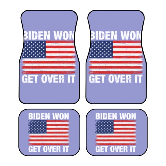 Discover Biden Won Get Over It Us Flag - Biden Wins - Car Mats