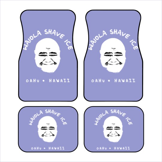 Discover Waiola Shave Ice - Kamekona - Car Mats