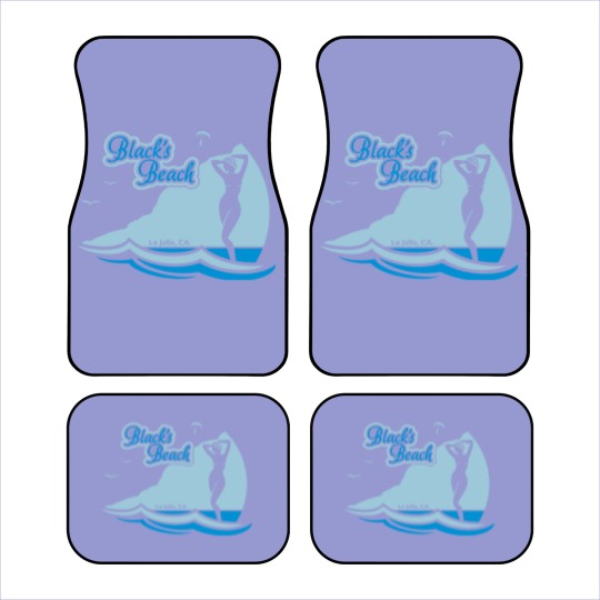 Discover Blacks Beach, La Jolla CA. Car Mats