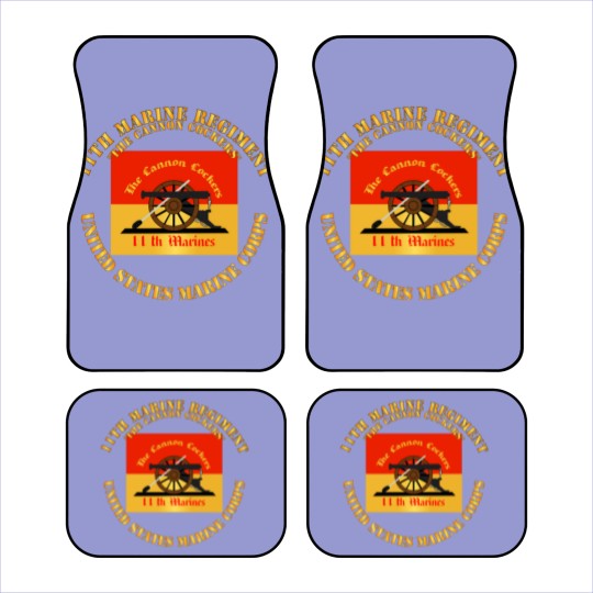 Discover 11th Marine Regiment - The Cannon Cockers - 11th Marine Regiment The Cannon Cocke - Car Mats