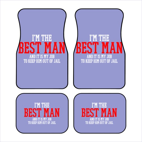 Discover Best Man Wedding Car Mats