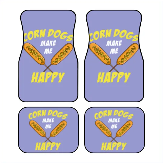 Discover Corn Dogs Corndog Pulled Pork Sausage Party Gift Car Mats
