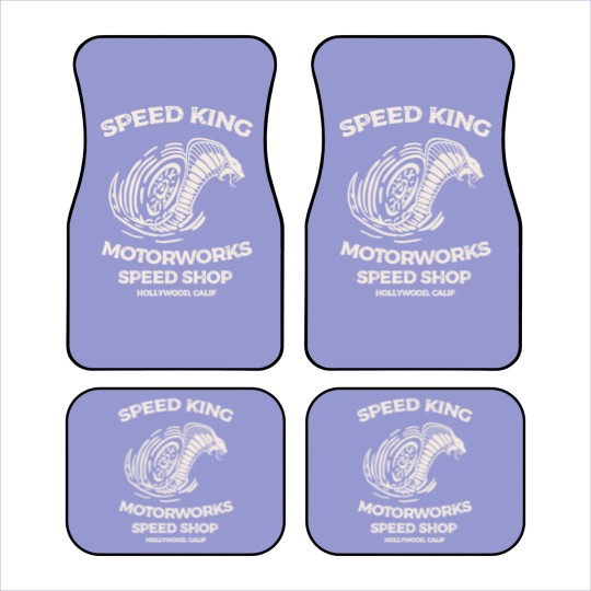 Discover Speed King Motorworks Speed Shop Hollywood, Calif - Speed King Motorworks Cobra Kai - Car Mats
