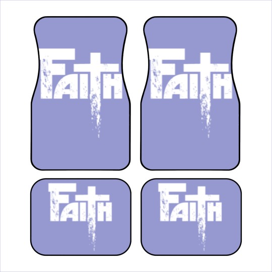 Discover Faith Cross Car Mats