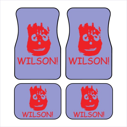 Discover WILSON FUNNY RETRO MOVIE CASTAWAY FILM CLASSIC Car Mats
