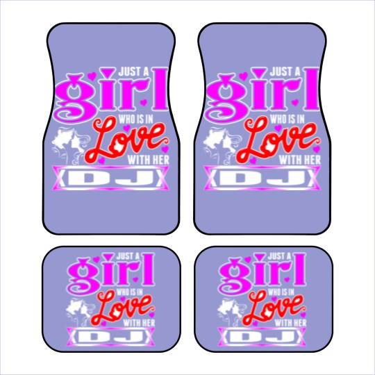 Discover A Girl Love With Her DJ Car Mats