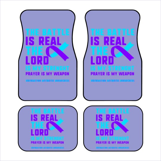 Discover Rheumatoid Arthritis Awareness Car Mats, The Battle Car Mats