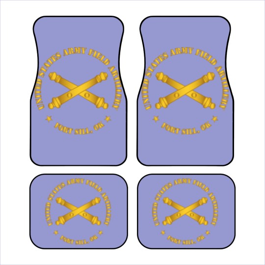 Discover Army US Army Field Artillery Ft Sill Ok w Branch Car Mats