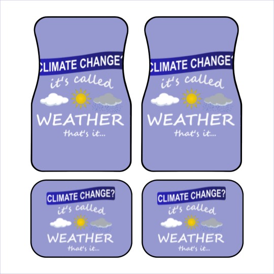 Discover Climate Change is Weather Car Mats