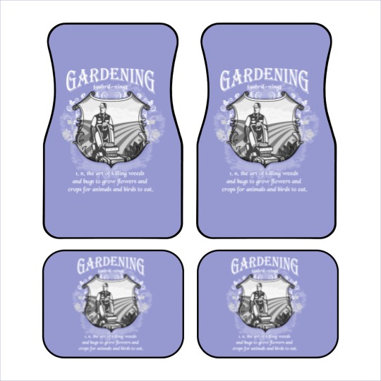 Discover Gardening - Gardening Definition Car Mats