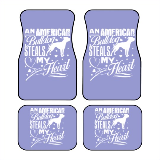 Discover American Bulldog Car Mats Car Mats