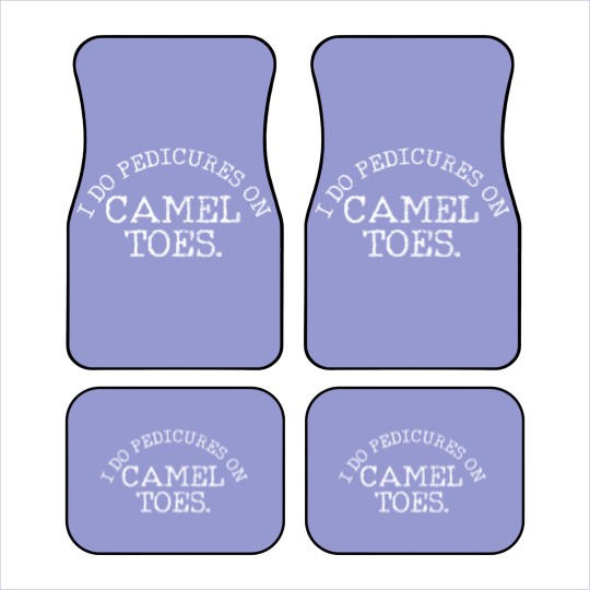 Discover Pedicure On Camel Toes Car Mats