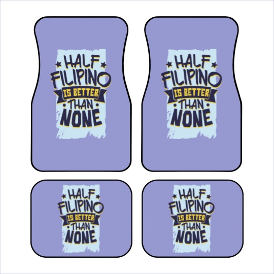 Discover Half Filipino Philippines Car Mats