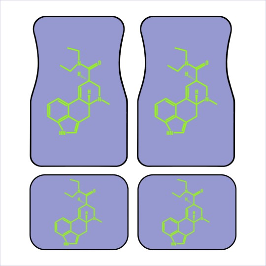 Discover LSD Molecule - Lsd - Car Mats