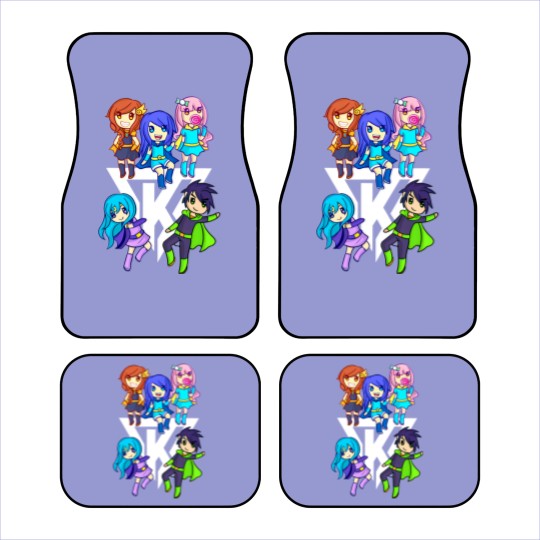 Discover Funneh and the Krew Cartoon - Funneh - Car Mats