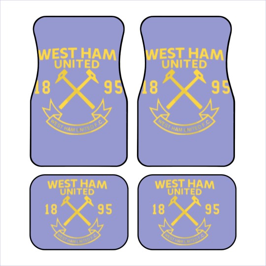 Discover West Ham United Chest Crest Zip Car Mats
