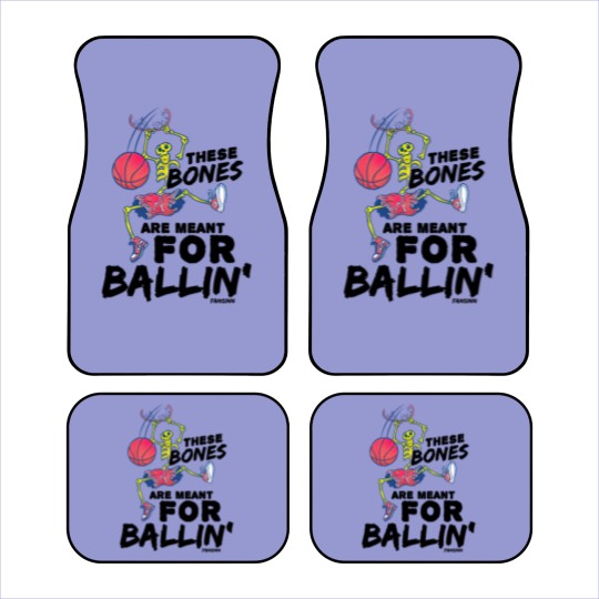 Discover Halloween basketball skeleton Car Mats