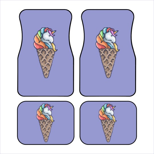 Discover ice cream Unicorn Cone Car Mats