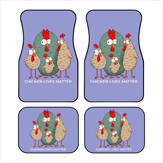 Discover CHICKEN LIVES MATTER Car Mats