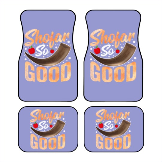 Discover Shofar So Good Rosh Hannukah Chanukkah Jewish Car Mats