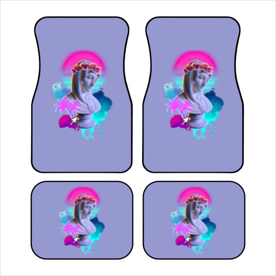 Discover Vaporwave Blessed Mother - Vaporwave - Car Mats