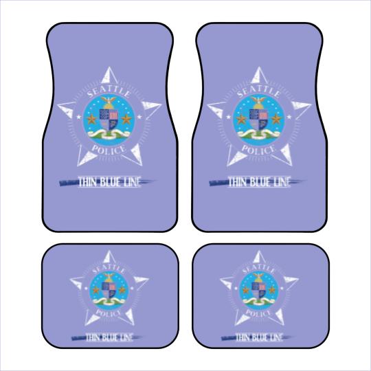 Discover Police Car Mats Seattle Washington Police Gifts Car Mats Car Mats