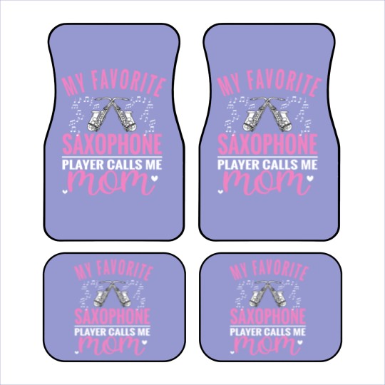 Discover Saxophone Mom Jazz Music Instrument Saxophone Car Mats