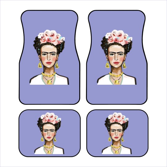 Discover Frida Kahlo Gold Earrings Museum Art Car Mats