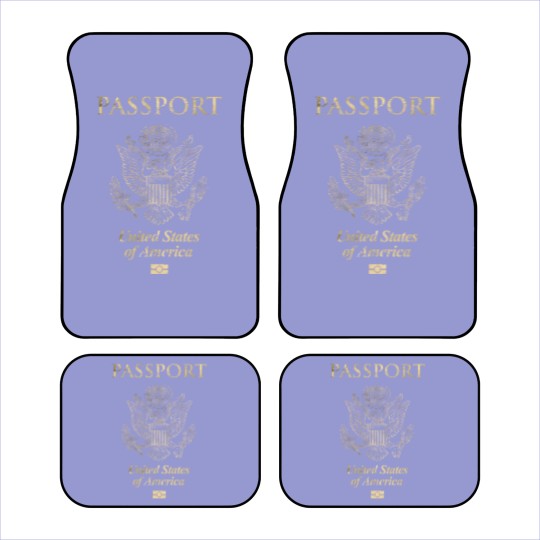 Discover United States of America Passport Vintage - United States - Car Mats