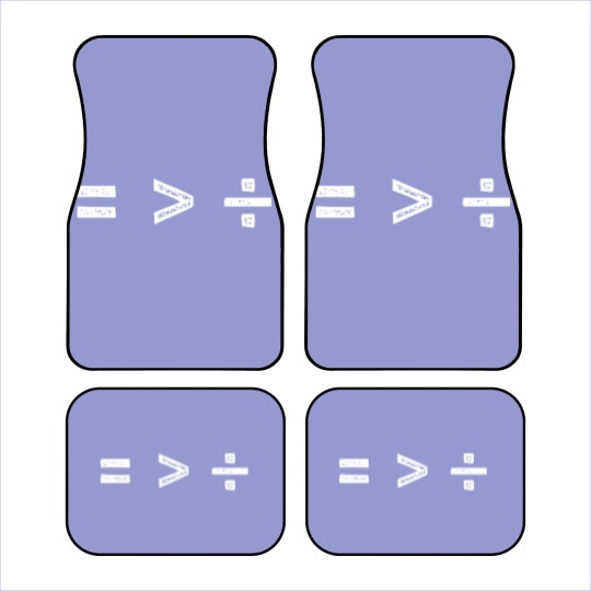 Discover Equality Is Greater Than Division Social Justice M Car Mats