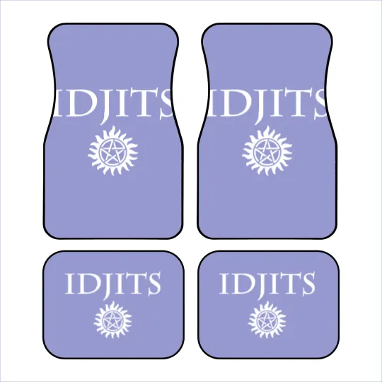 Discover Idjits Bobby Singer Supernatural Car Mats Car Mats