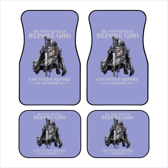 Discover He Who Kneels Before God Can Stand Before Anyone Gun Rights Car Mats