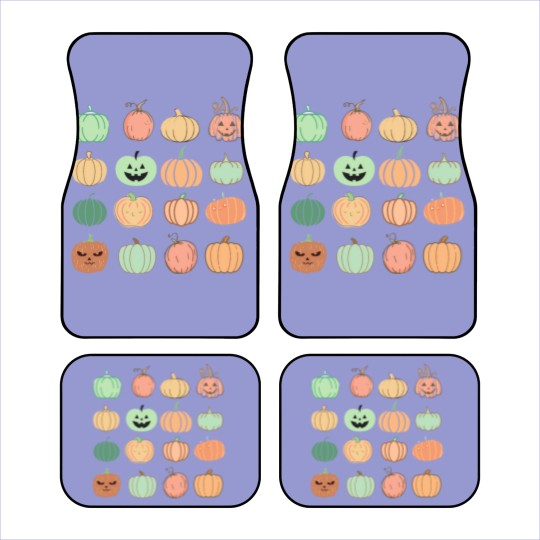 Discover Funny Pumpkins Car Mats