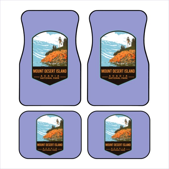 Discover Mount Desert Island Acadia National Park Car Mats